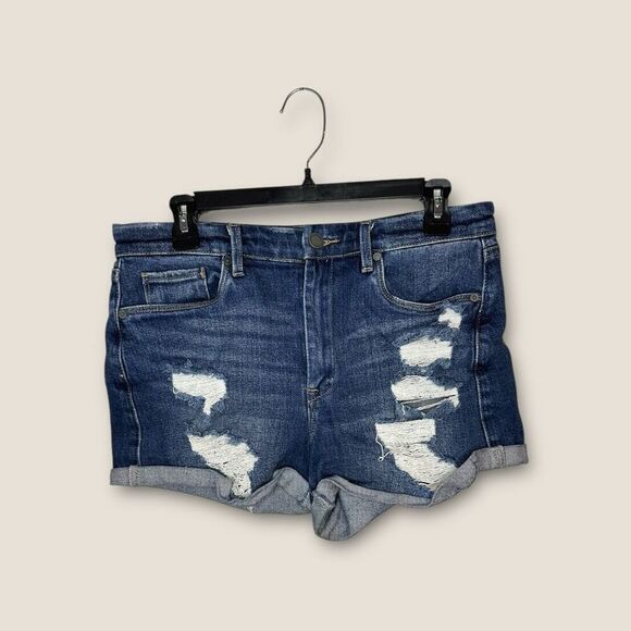 Blank NYC The High Rise Fulton Roll Up Shorts Size 29 - Picture 2 of 8